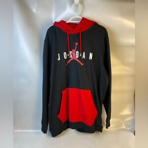 Jordan Men's Hoodie in Black and Red